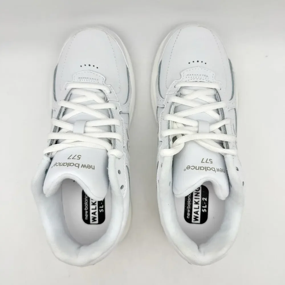 New Balance Womens 577 Walking Sneakers US 5 EU 35 White Athletic EUC
